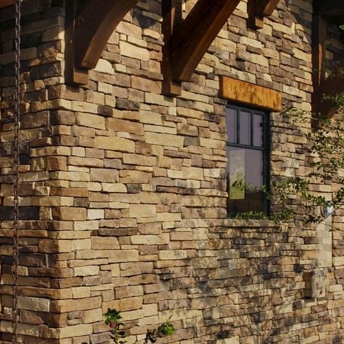 Облицовка из камня - MOUNTAIN LEDGE - Eldorado Stone - внутренняя / для наружного использования / приклеиваемая