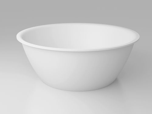 Круглая ванна - BETA ESSENTIAL V1 D150 - HIDROBOX by absara - отдельностоящая / из Solid Surface / гидромассажная