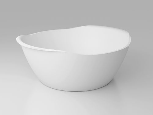 Круглая ванна - BETA ESSENTIAL V3 150x140 - HIDROBOX by absara - отдельностоящая / из Solid Surface / гидромассажная