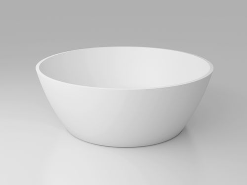 Круглая ванна - BETA ESSENTIAL V4 D140 - HIDROBOX by absara - отдельностоящая / из Solid Surface / гидромассажная