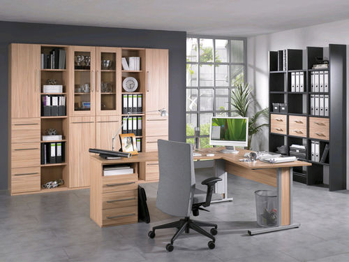 Директорский рабочий стол - EASY OFFICE - RÖHR-Bush - современный / из дерева / из металла
