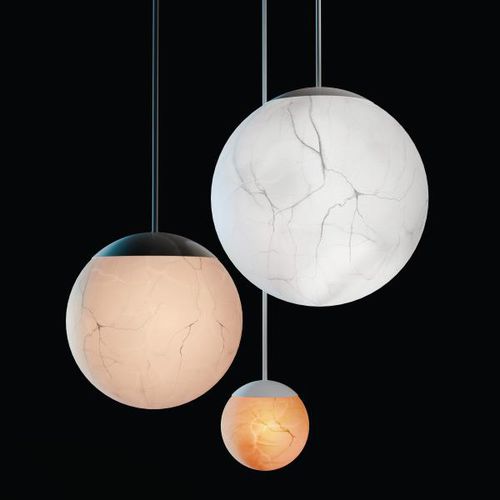 Подвесная лампа - HAND PAINTED GLOBES  - SPI Lighting - из стекла / современная / проводная