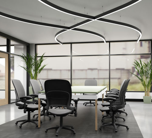 Подвесной светильник - ZYNN 2" LINES + ARCS  - SPI Lighting - LED / изогнутый / для профессионального использования