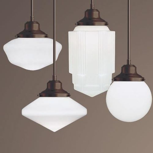 Подвесная лампа - ASHLAND  - SPI Lighting - из алюминия / из латуни / из опала