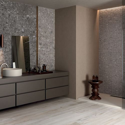 Плитка из керамогранита - FUTURA - ARIANA CERAMICA ITALIANA - обработанная бучардой / для интерьера / для наружного применения