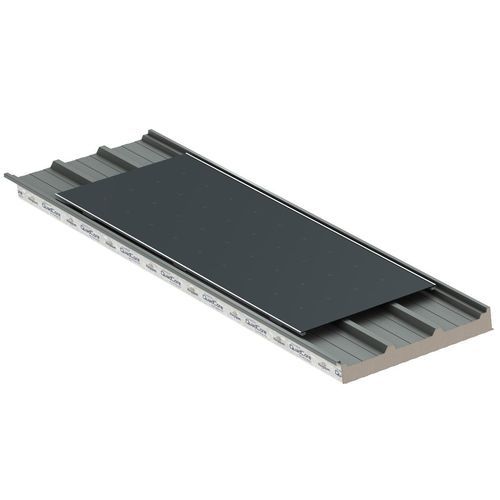 Сэндвич-панель для фотоэлектрических модулей - QUADCORE POWERPANEL - Kingspan Insulation - поверхность из алюминия / изоляционная прокладка / высокое сопротивление