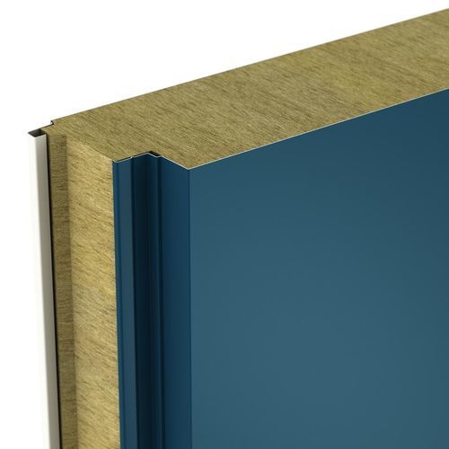 Сэндвич-панель для фасада - K-ROC EVOLUTION - Kingspan Insulation - металлическая поверхность / прокладка из асбеста