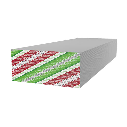 Усиленный гипсокартон - SHEETROCK® - USG - с высоким сопротивлением / ударопрочный / прямоугольный