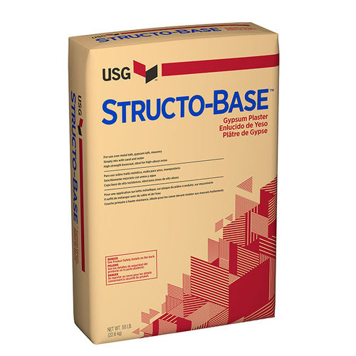 Защитная штукатурка - STRUCTO-BASE® - USG - для обтесывания / для интерьера / для наружного использования