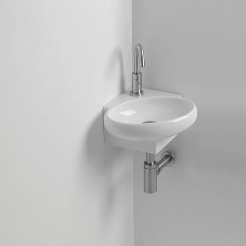 Подвесной умывальник для рук - YOTTA  - Ws Bath Collections - угловой / из керамики