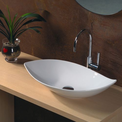 Настольная раковина - LVO - Ws Bath Collections - из керамики / органическая / современная