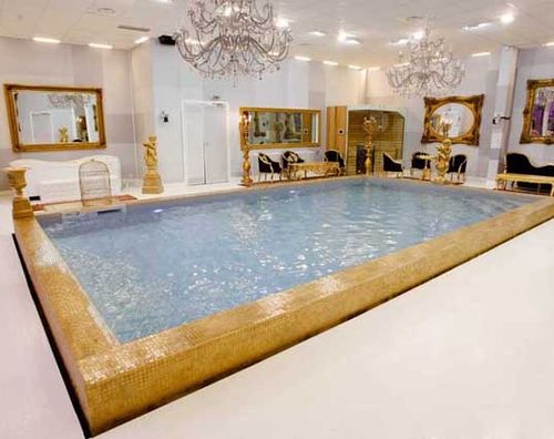 Бассейн из блоков опалубки из полимера - PISCINES MAGILINE - для интерьера / заглубленный / из бетона