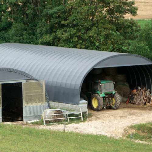 Текстильная мембрана из ПВХ - AGRI 720  - Saint Clair Textiles - из ПЭС / для кровли / для стены