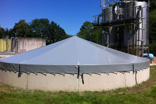 Текстильная мембрана из ПВХ - LAC 1200 CTM T3 - Saint Clair Textiles - из полиэстера / из ПЭС / для покрытий