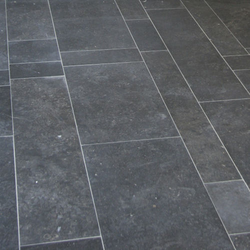 Напольная плитка из известняка - HAINAUT BLUE - CREA STONE - для наружного применения / для интерьера / очищенная