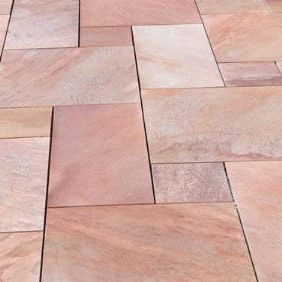 Напольная плитка из гранита - BRASIL / ROSA PORRINO - CREA STONE - из кварцита / для наружного применения / для интерьера