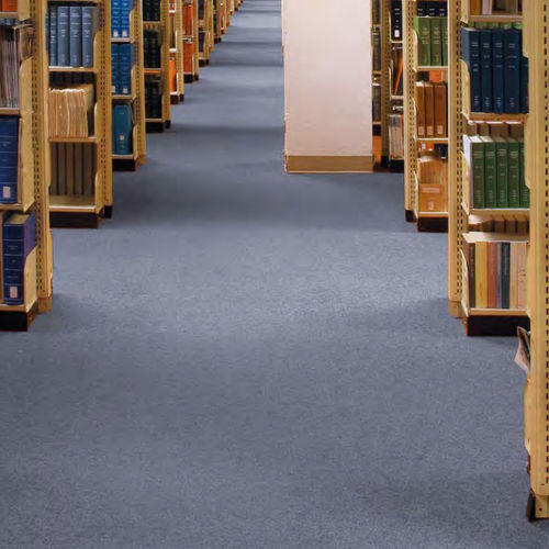 Виниловое напольное покрытие - SILVER KNIGHT ACOUSTIC 9 - Graboplast Floor Covering Manufacturers Ltd - для сектора услуг / в рулонах / гладкое
