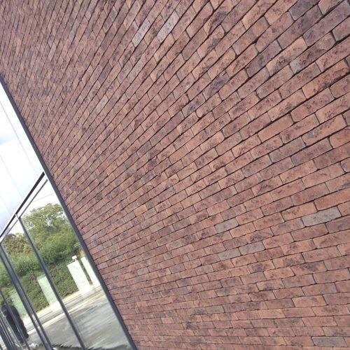 Терракотовый облицовочный кирпич - MEDOC WS - Vandersanden Group - для фасада / рельефный / красный