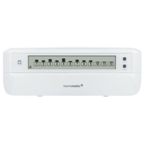 Видимый регулятор отопления - HMIP-FALMOT-C12 - Homematic IP by eQ-3 - на DIN-рейке / настенный / для теплого пола