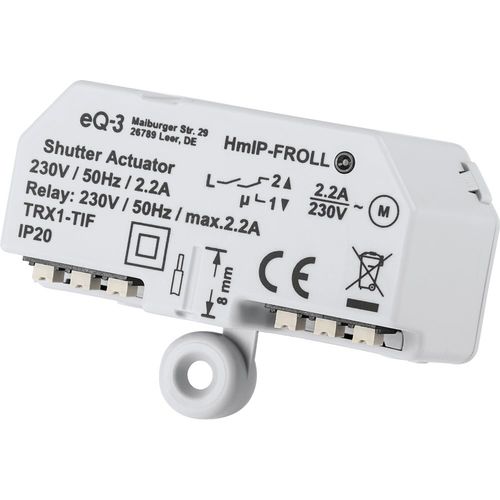 Коммутационный привод для систем домашней автоматизации - HmIP-FROLL - Homematic IP by eQ-3 - встроенная / для бытового использования / для профессионального использования
