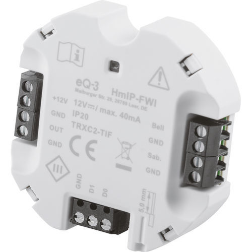 Блок управления для освещения - HmIP-FWI - Homematic IP by eQ-3 - для систем домашней автоматизации / для двери / встроенный