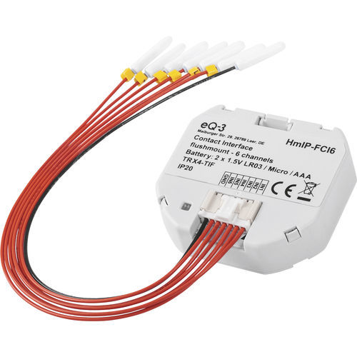 Блок интерфейса для систем домашней автоматизации - HmIP-FCI6 - Homematic IP by eQ-3 - для нажимной кнопки / радиосвязи