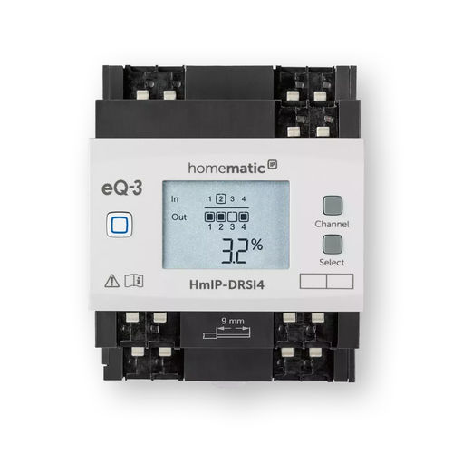 Коммутационный привод для систем домашней автоматизации - HmIP-DRSI4 - Homematic IP by eQ-3 - на DIN-рейке / для бытового использования / для интерьера