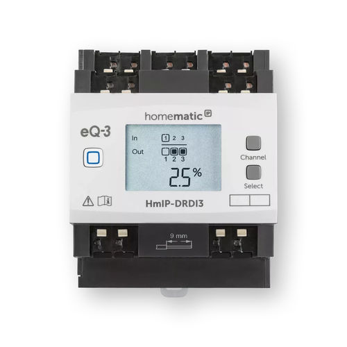 Коммутационный привод для систем домашней автоматизации - HmIP-DRDI3 - Homematic IP by eQ-3 - на DIN-рейке / для бытового использования / для профессионального использования