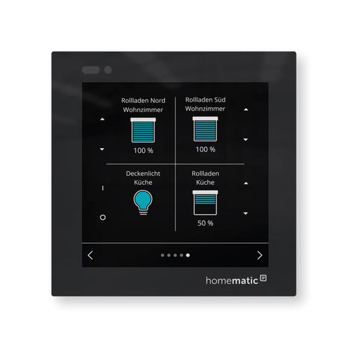 Сенсорный экран для систем домашней автоматизации - HMIP-WGD - Homematic IP by eQ-3 - для систем автоматизации зданий / встраиваемый / для интерьера