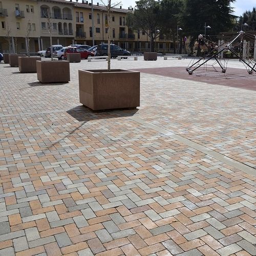 Напольная плитка из бетона - TEGULA® SIX - Breinco - для наружного применения / для террасы / для прихожей