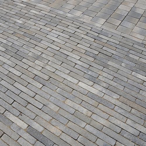 Напольная плитка из бетона - ISHI® TERANA - Breinco - для наружного применения / для улиц / текстурированная