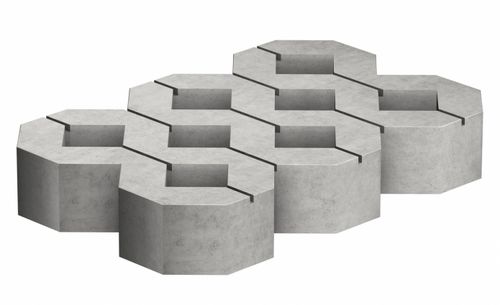 Газонная решетка из бетона - PAVI-GAZON  - GLS Prefabricados