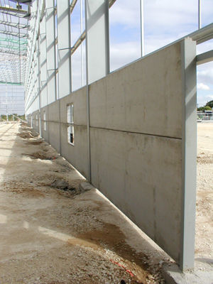 Панельная тонкостенная перегородка - WAREHOUSE WALLS - Thomas Armstrong - из предварительно напряженного железобетона