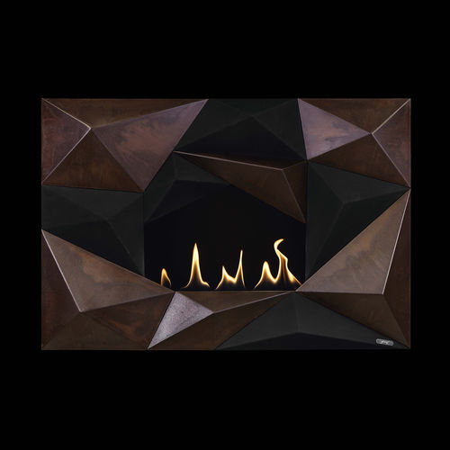 Камин на биоэтаноле - CRYSTAL  - Glammfire - настенный / Односторонний / с открытой топкой