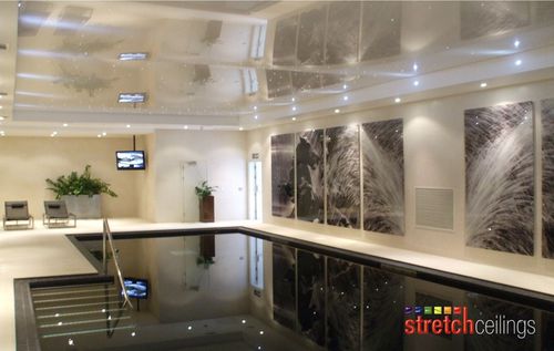 Натяжной потолок из полотна - FIBRE OPTICS - Stretch Ceilings - с подогревом / световой