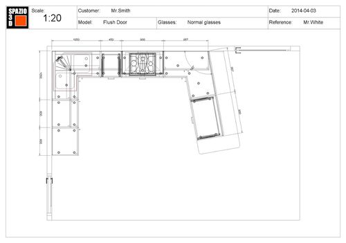 Программное обеспечение проектирования мебели - SPAZIO3D TECHNICAL - BRAINSOFTWARE - SPAZIO3D - CAO / для бетонной конструкции
