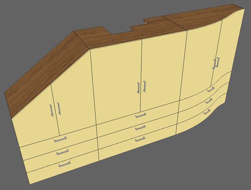 Программное обеспечение проектирования мебели - SPAZIO3D PROFESSIONAL - BRAINSOFTWARE - SPAZIO3D - CAO / для бетонной конструкции