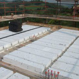Сборная плита из железобетона - ECOSOLAIO® TOP - ECOSISM ADVANCED BUILDING TECHNOLOGY - армированная / с разрывом термического мостика