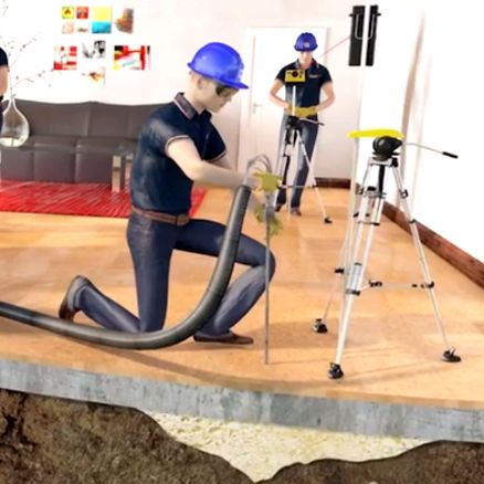Система впрыска из безусадочной смолы - SOIL STABILIZATION - GEOSEC - для подъема дорожного покрытия