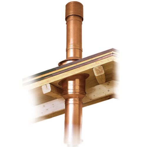 Дымоход из нержавеющей стали - TIMBER ROOF THROUGH SYSTEM - LANDINI - из меди