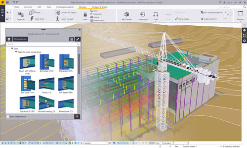 Программное обеспечение для управления - STRUCTURES - TEKLA - BIM (Информационное моделирование здания) / для бетонной конструкции / для стальной конструкции
