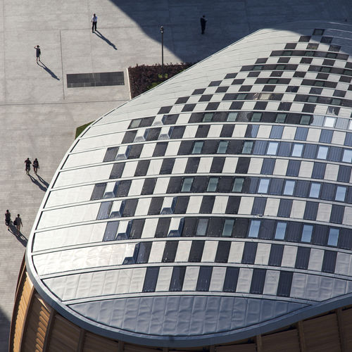 Плоское покрытие - UNICREDIT PAVILION, MILAN - ZINTEK - из меди / из титан-цинкового сплава / имитация металла