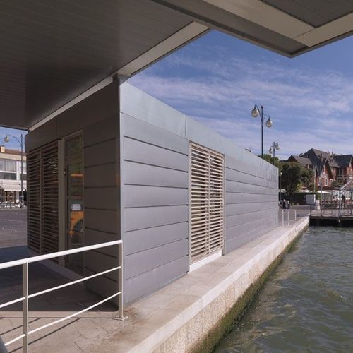 Вентилируемый фасад из меди - ACTV VENICE PIERS, VENICE - ZINTEK - из титан-цинкового сплава / листовой