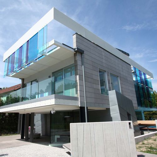 Вентилируемый фасад из меди - RESIDENTIAL CONSTRUCTION - ZINTEK - из титан-цинкового сплава / листовой / гладкий