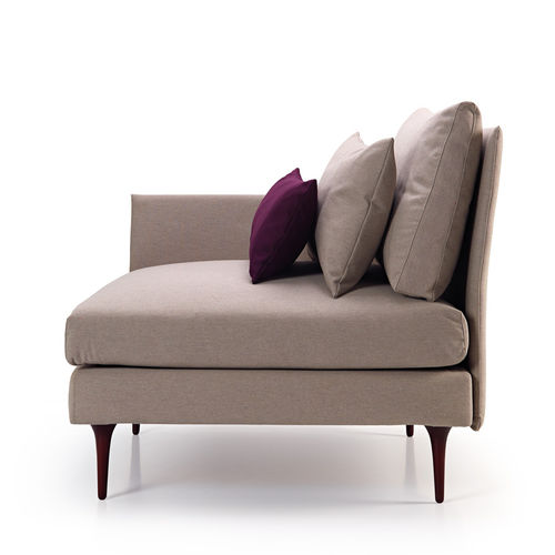 Современный диван - BAU - HMD Furniture - из ткани / из полорона высокой плотности / с подлокотниками