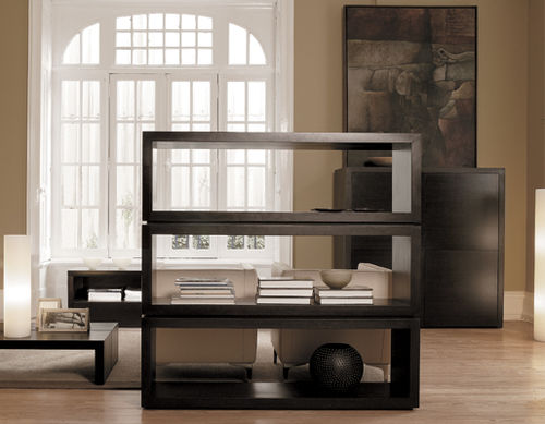 Модульный стеллаж - 211 - HMD Furniture - современный / из дуба / из орехового дерева