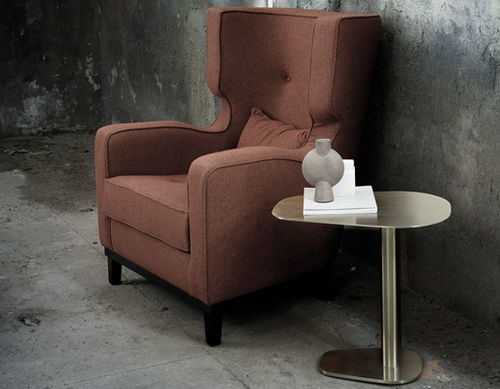 Современное кресло - DEMETRIO - HMD Furniture - из ткани / с ушами / со съемной подушкой