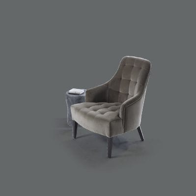 Классическое кресло - GASPAR - HMD Furniture - из ткани / из ясеня / 4 ножки