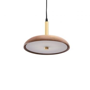 Подвесная лампа - BOLACHA - HMD Furniture - из металла / из цельной древесины / современная
