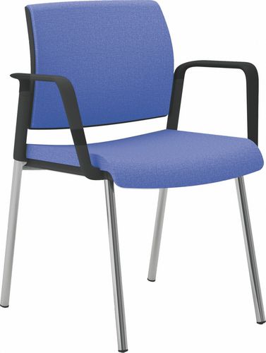 Современный стул для посетителей - OFFICE505 - SEANROYALE - для интерьера / из ткани / из кожи
